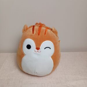 Squishmallow Harvest Fluff Quigley Kellytoy 7.5" Plush Squirrel Stuffed Animal